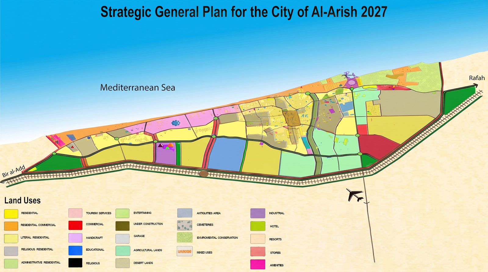 Strategic & Detailed Plan — Al Areesh City, North Sinai — image 3